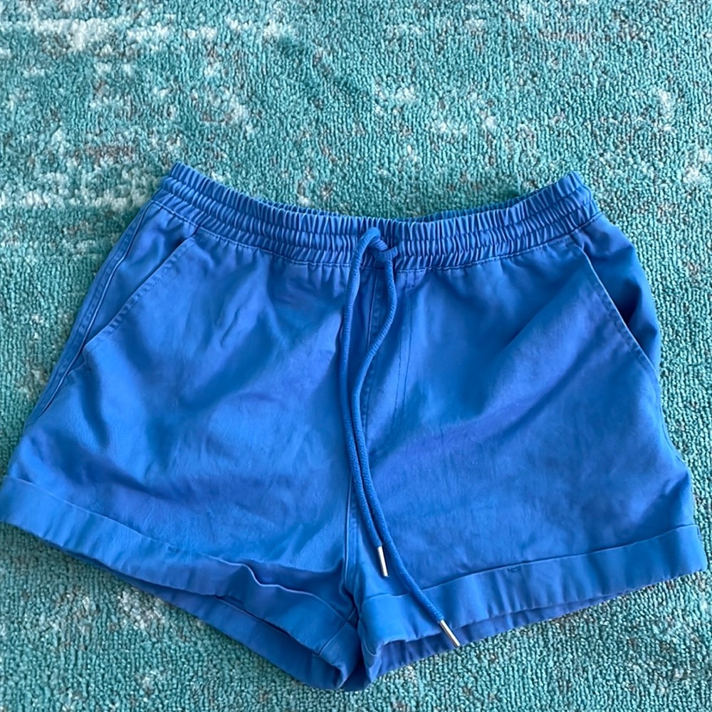 Blue casual shorts